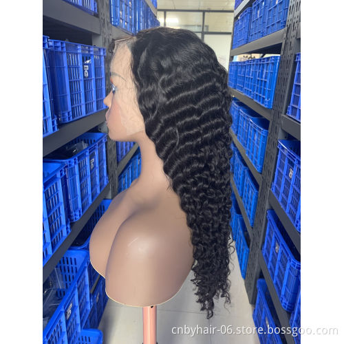 10A Grade Human Hair Brazilian Virgin Hair Lace Front Wigs Cuticle Aligned Hair Wig for Black Women